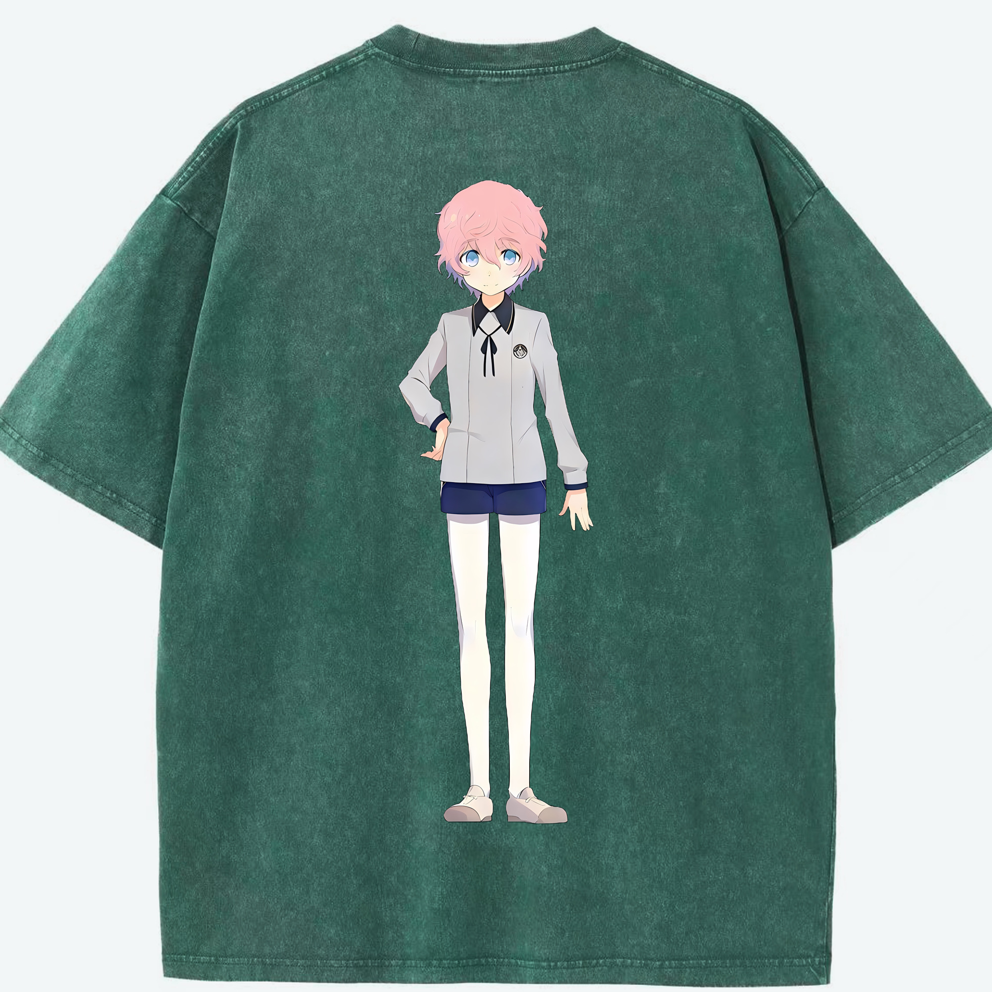 （画像用） 刀剣乱舞 Touken Ranbu 綿100% ヴィンテージ風 半袖Tシャツ（背面プリント）